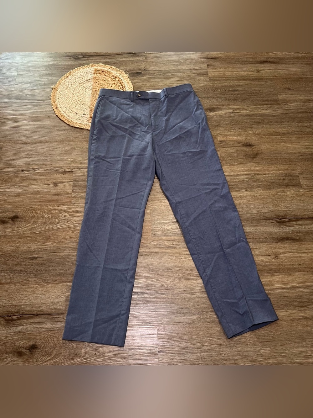 LAUREN RALPH LAUREN Wool & Spandex Mens Dress Pants